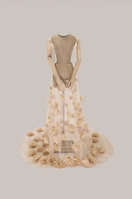 Her Hurrel Beige Dress