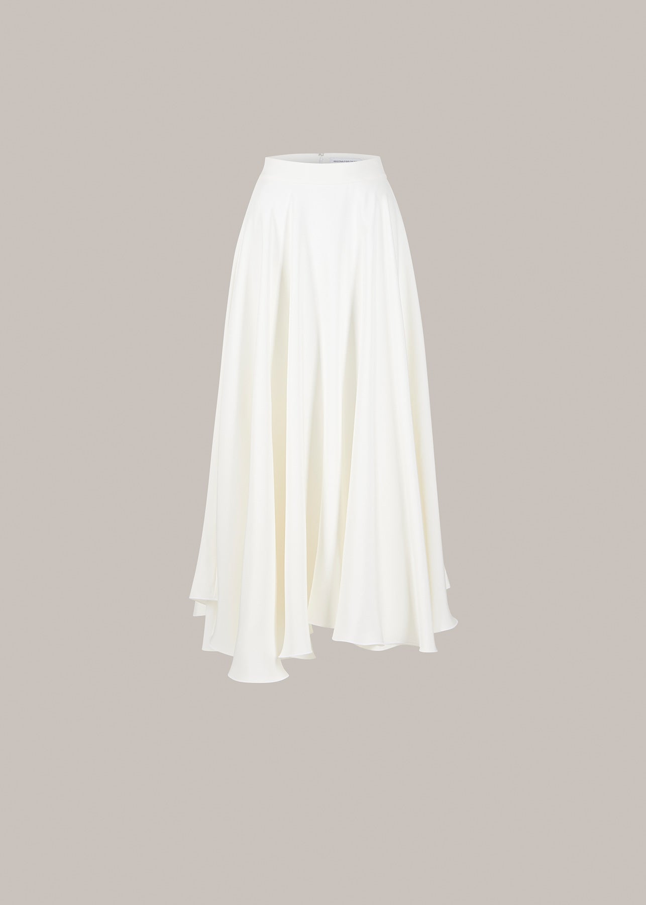 Her Midi Off White Skirt