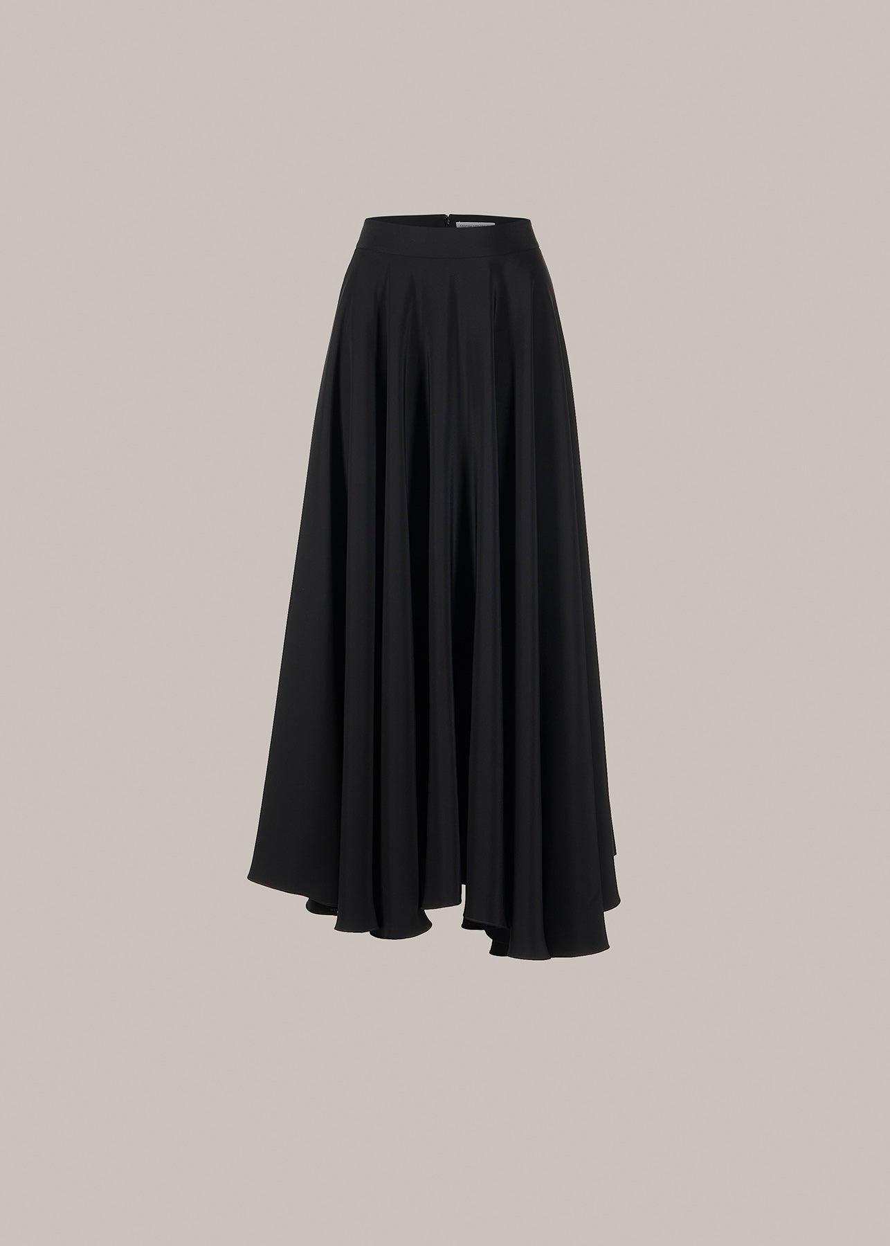 Her Midi Black Skirt