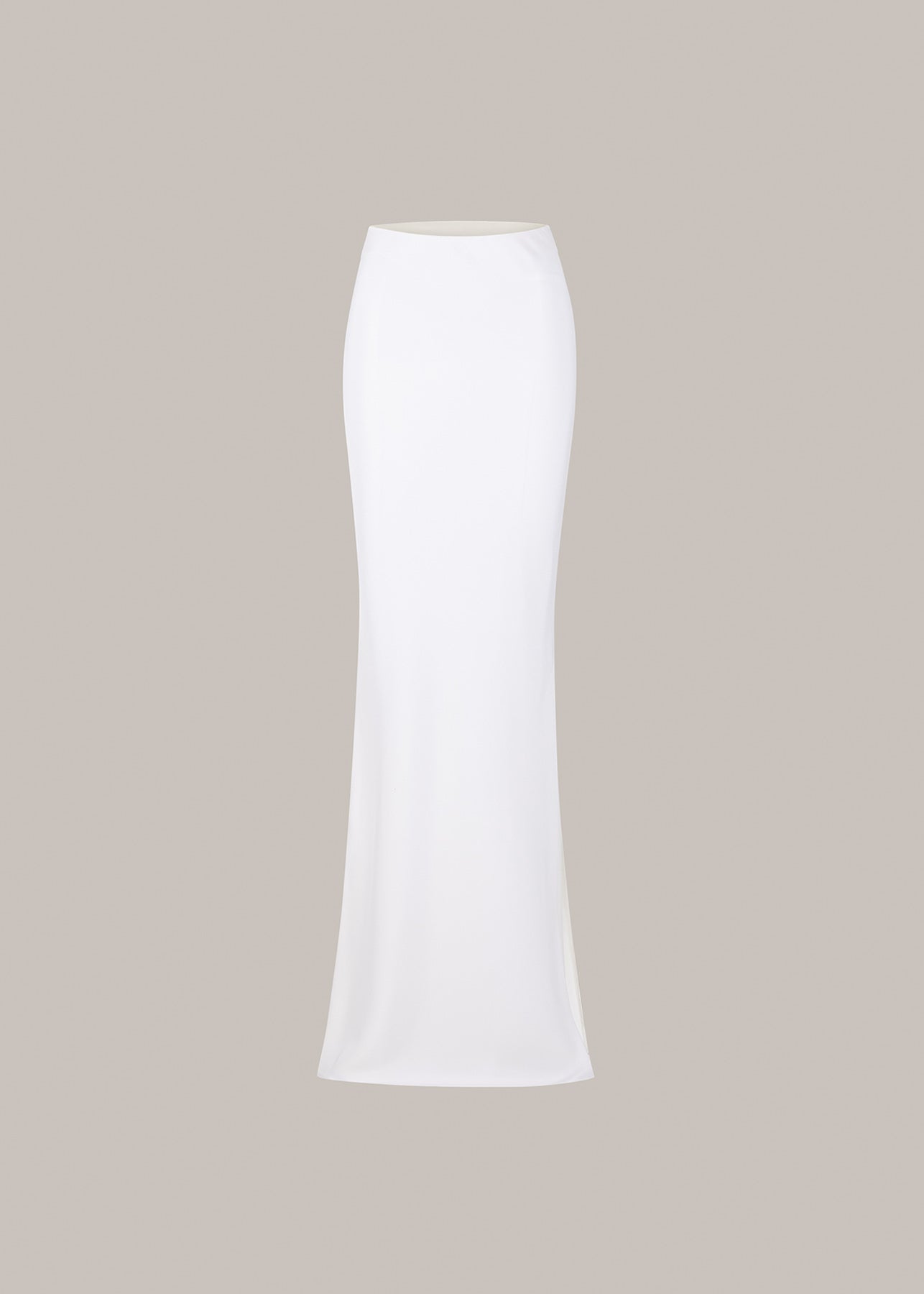 Her Long Lounge Off White Skirt