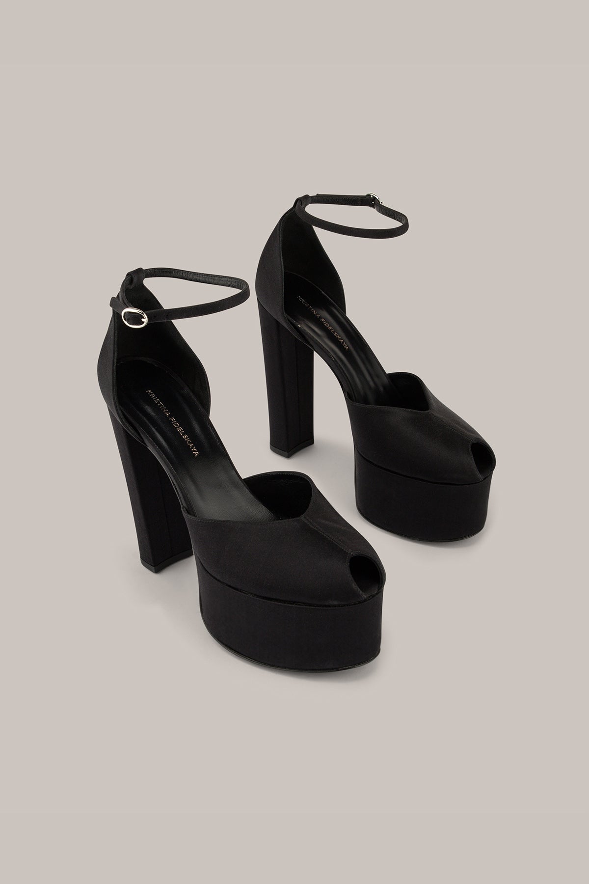 Her Black High Heels