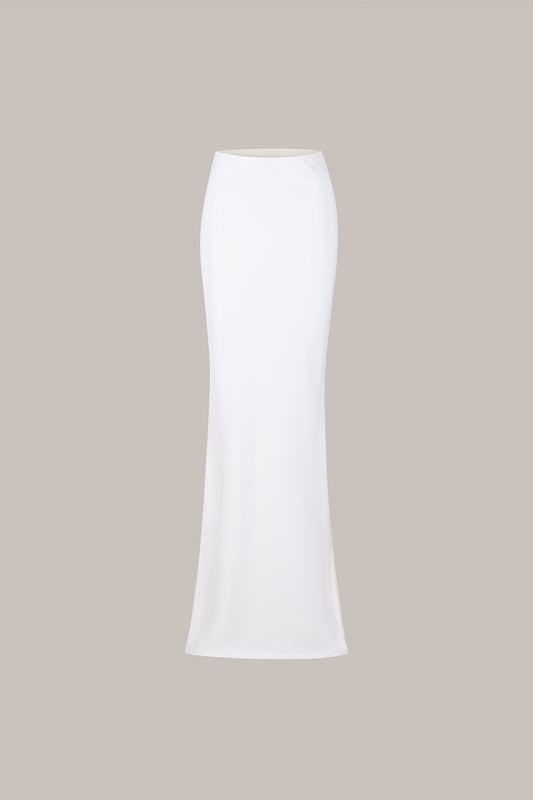 Her Long Lounge Off White Skirt