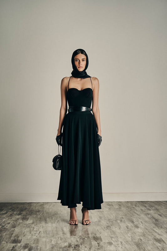 Her Nappa Leather Black Belt
