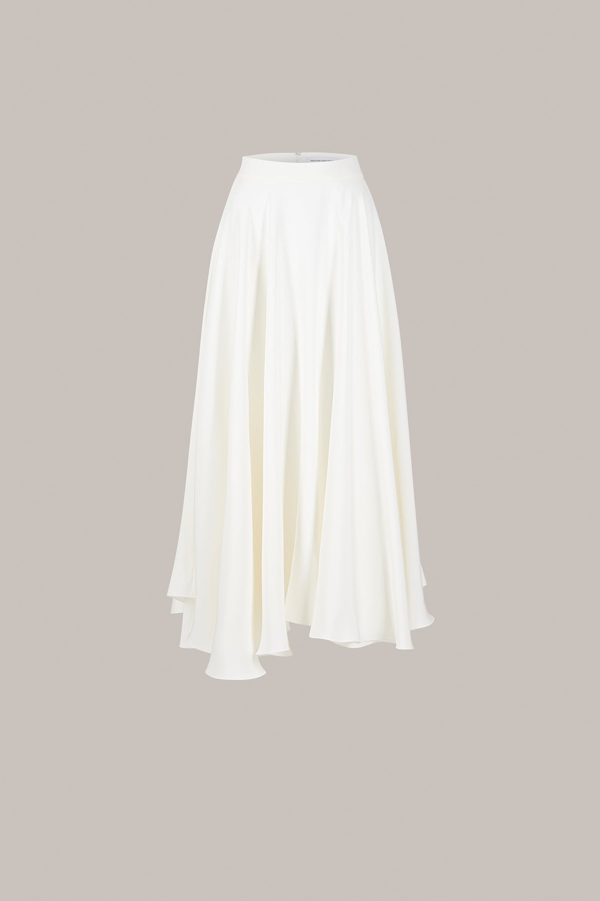 Her Midi Off White Skirt