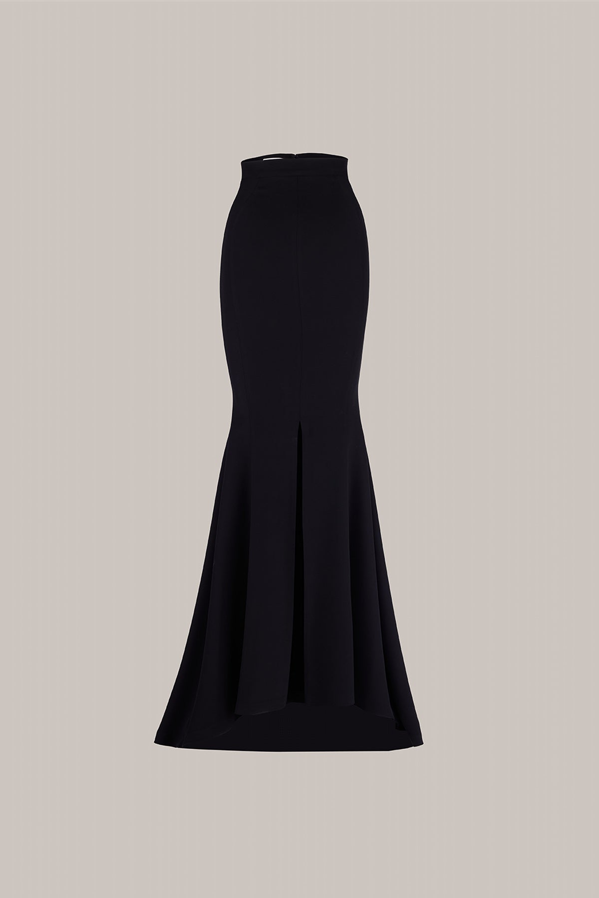 Her High Waist Long Black Skirt