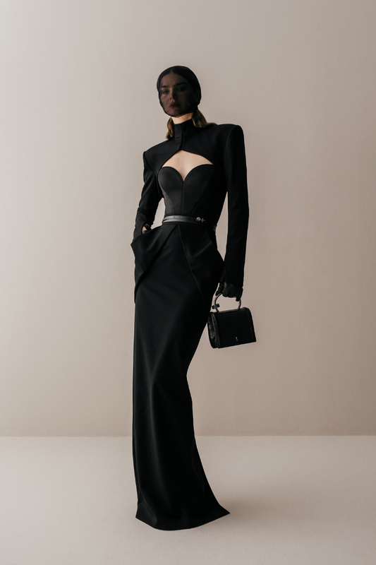 Her Ionic Long Black Skirt