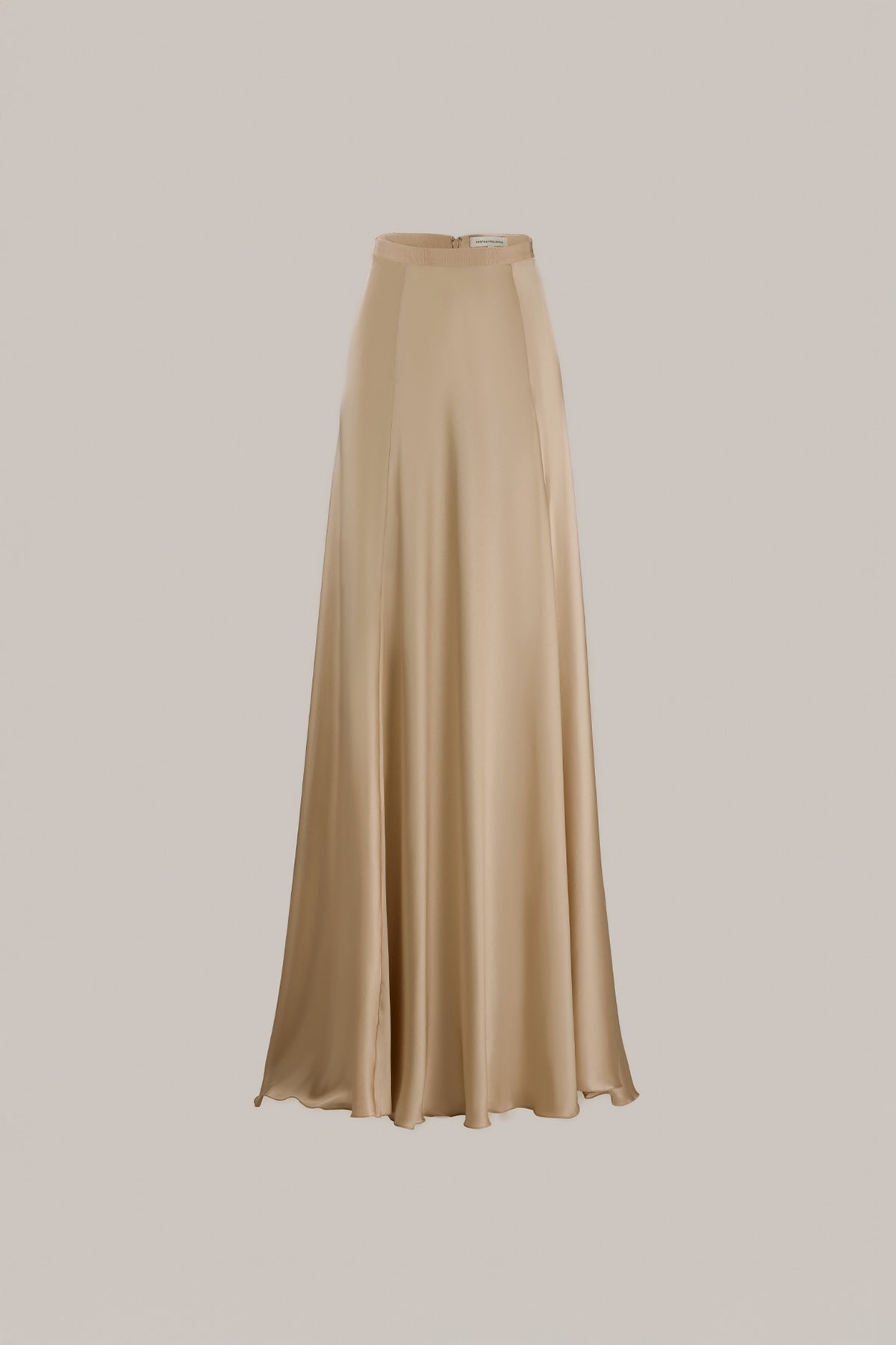 Her Silk Satin Long Full Skirt