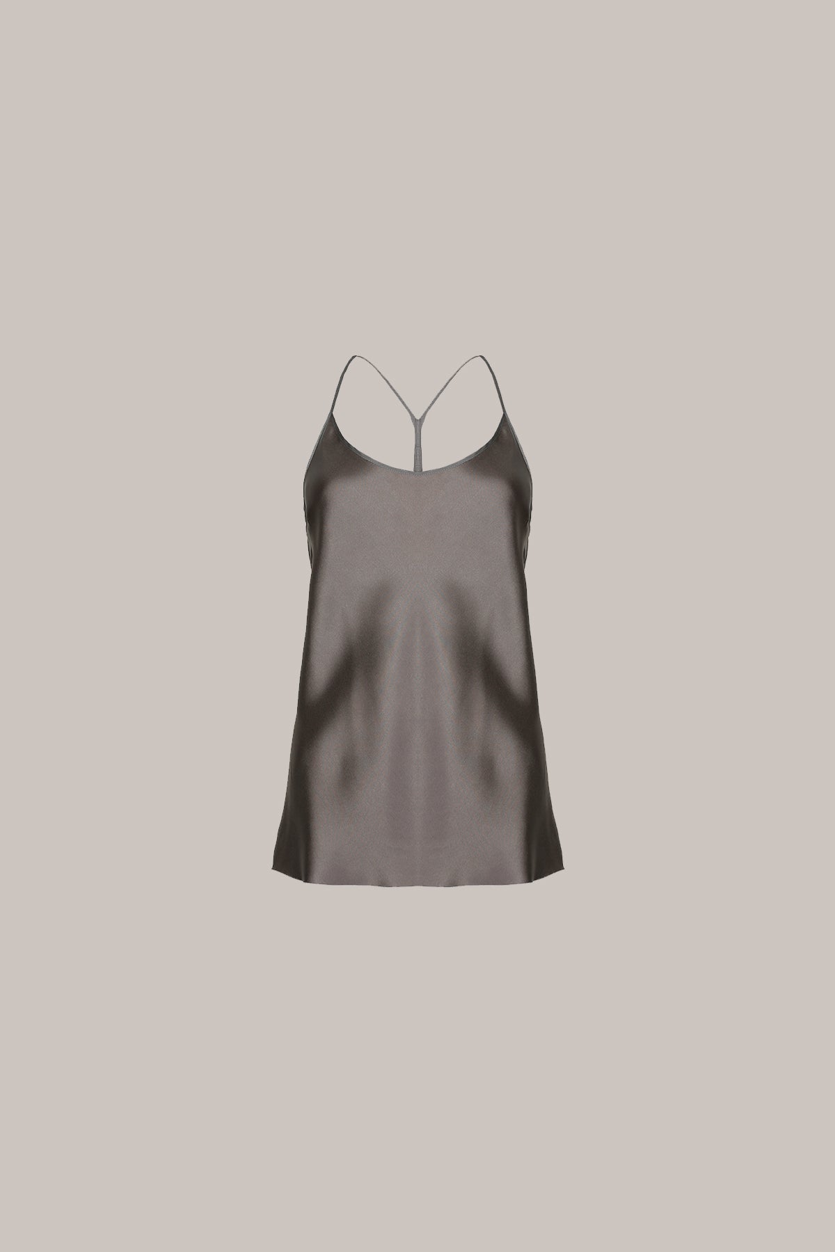 Her Silk Brown Camisole
