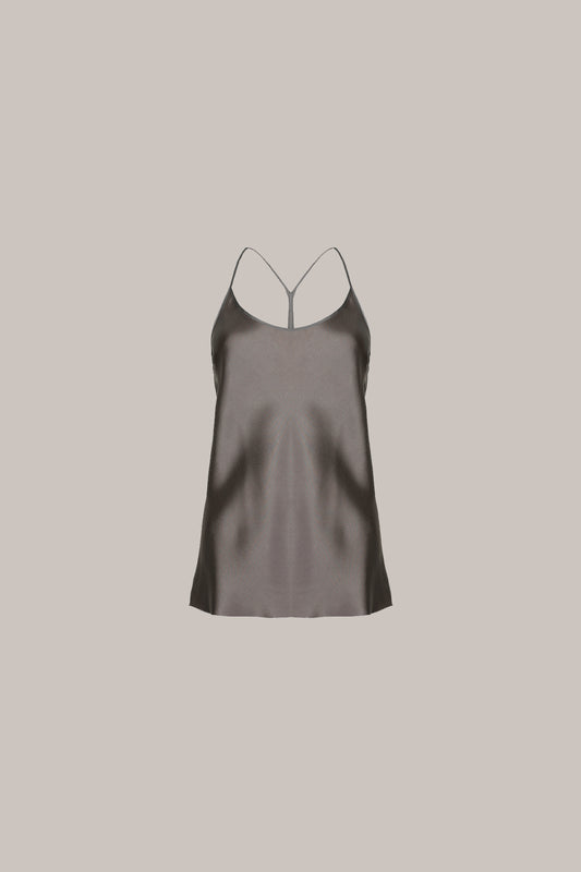 Her Silk Brown Camisole