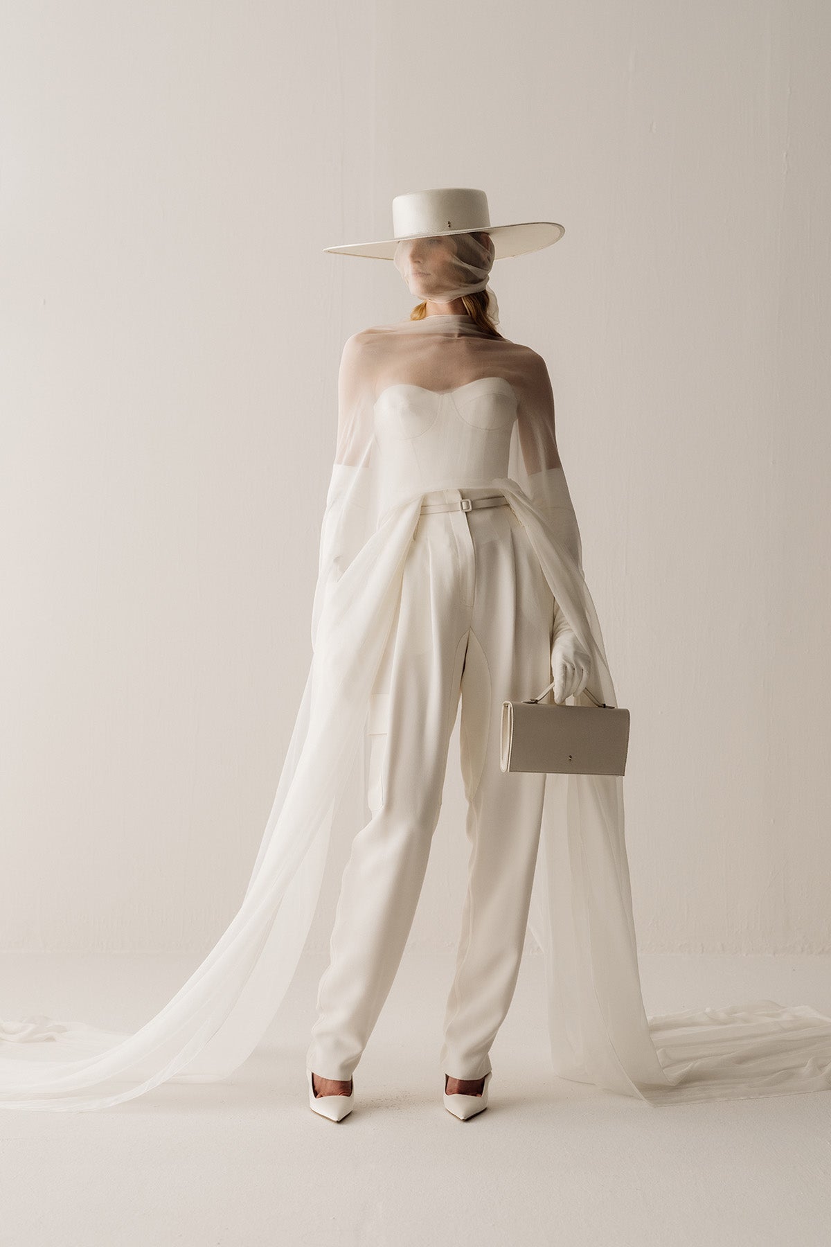 Her Signature Off White Corset