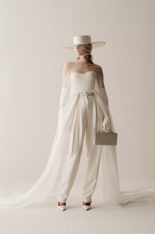 Her Signature Off White Corset