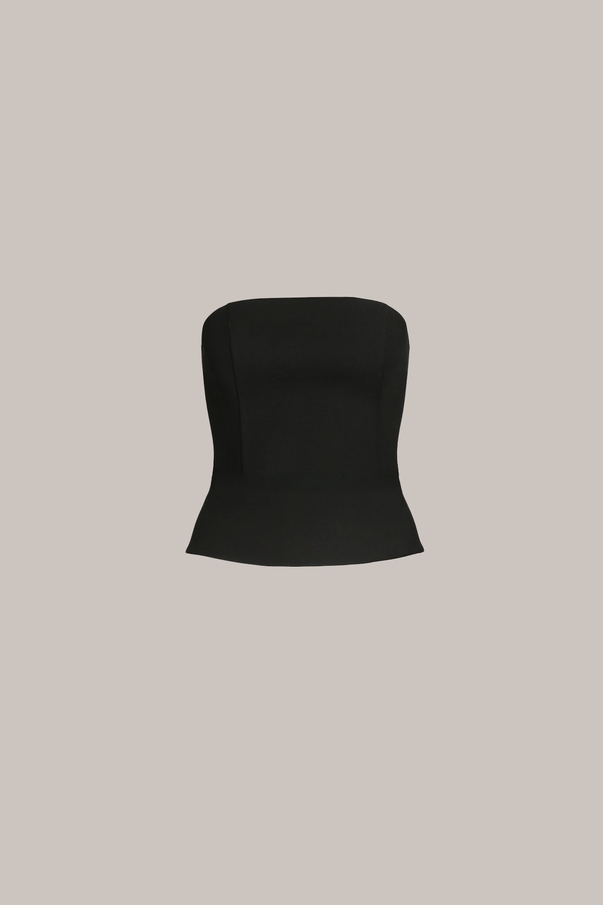 Her Corset With The Black Peplum