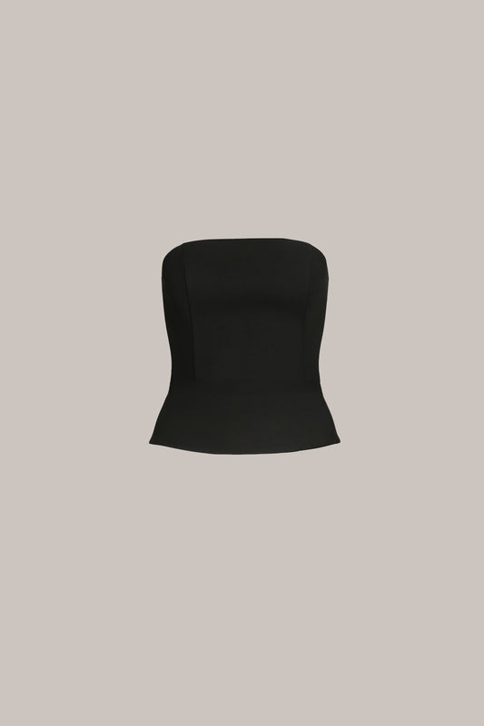 Her Corset With The Black Peplum