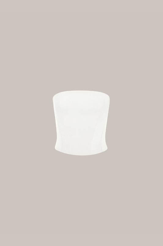 Her Silk White Corset