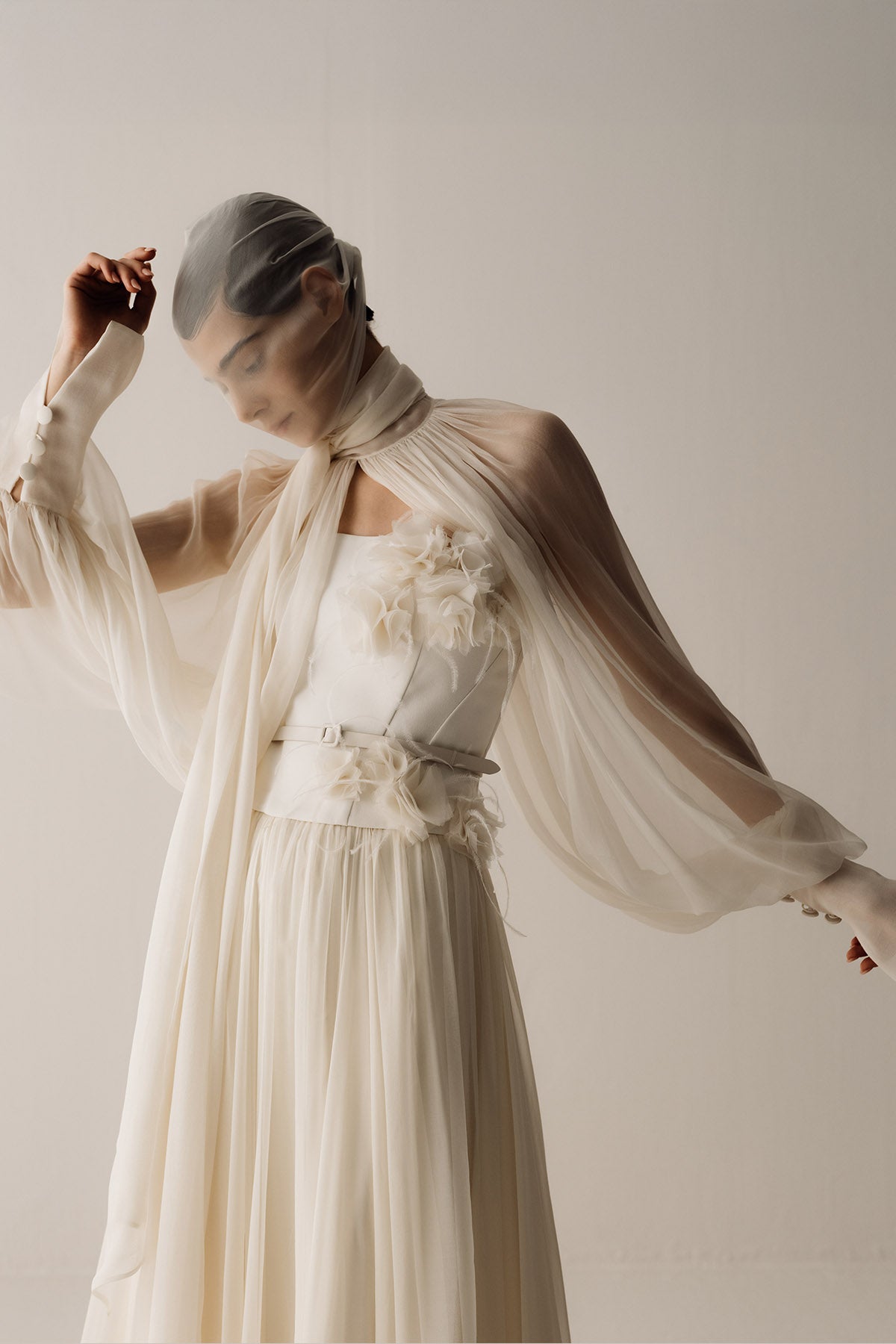 Her Flower Off White Corset