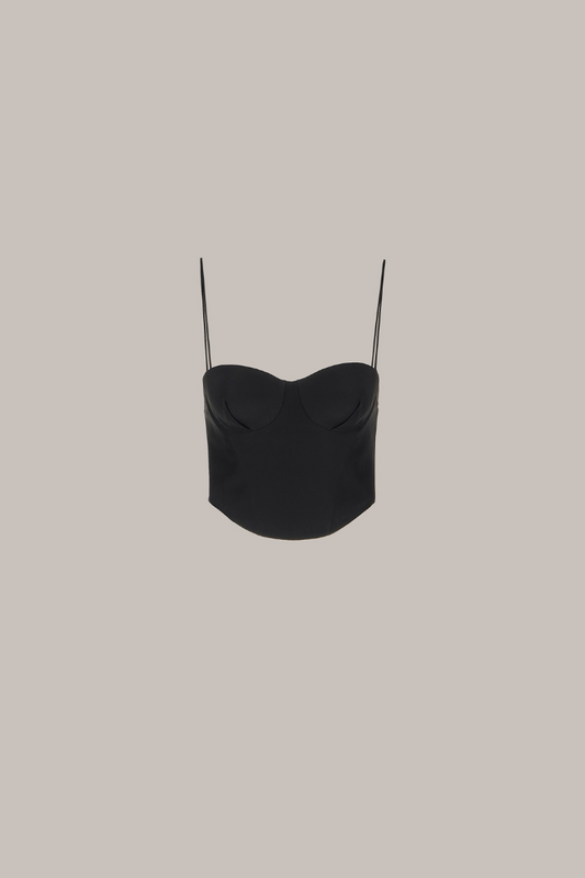 Her Bohemia Black Corset