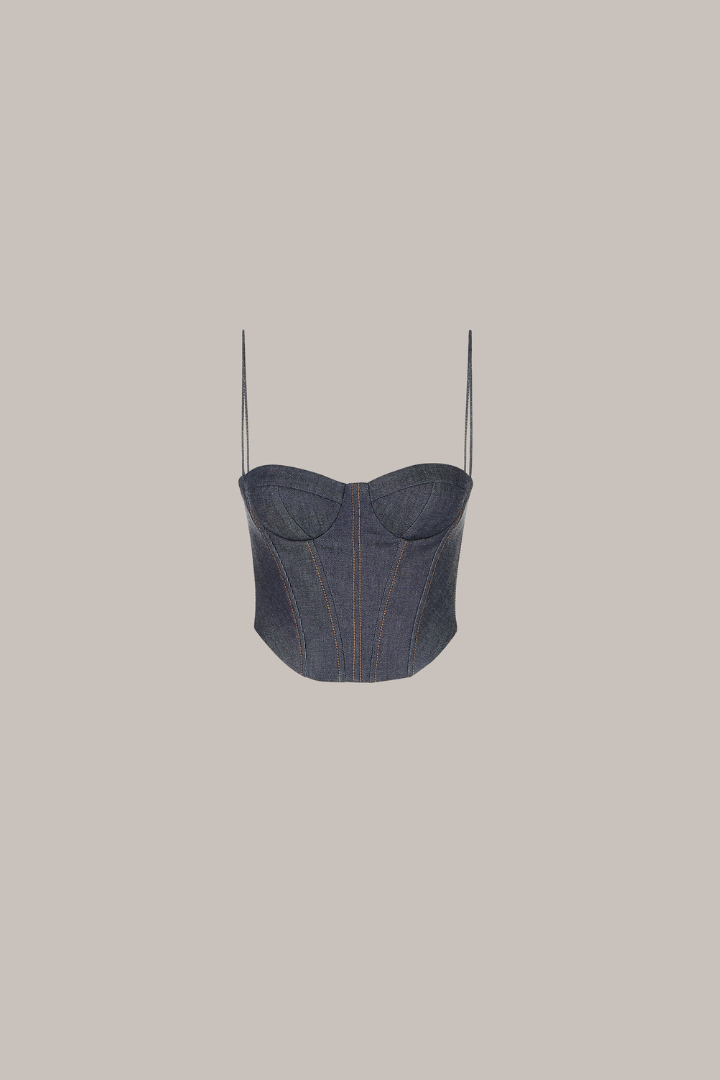 Her Denim Corset