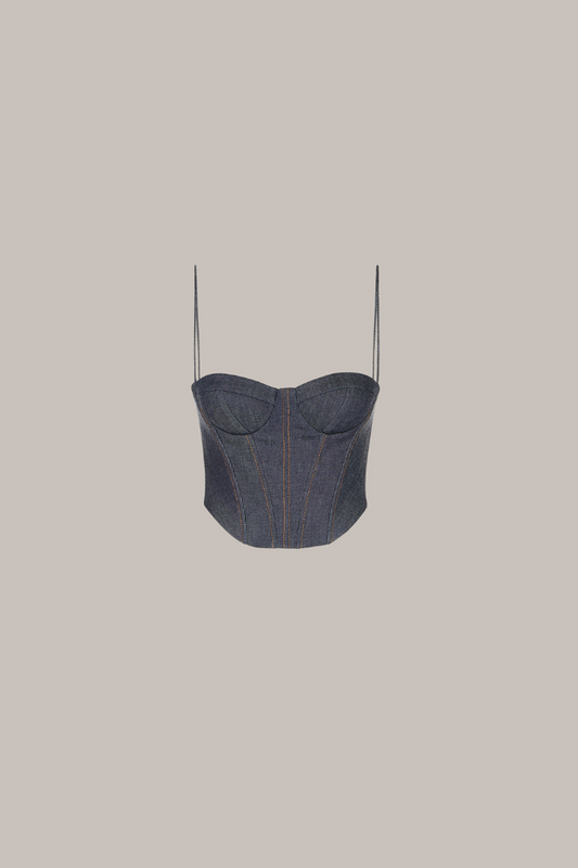 Her Denim Corset