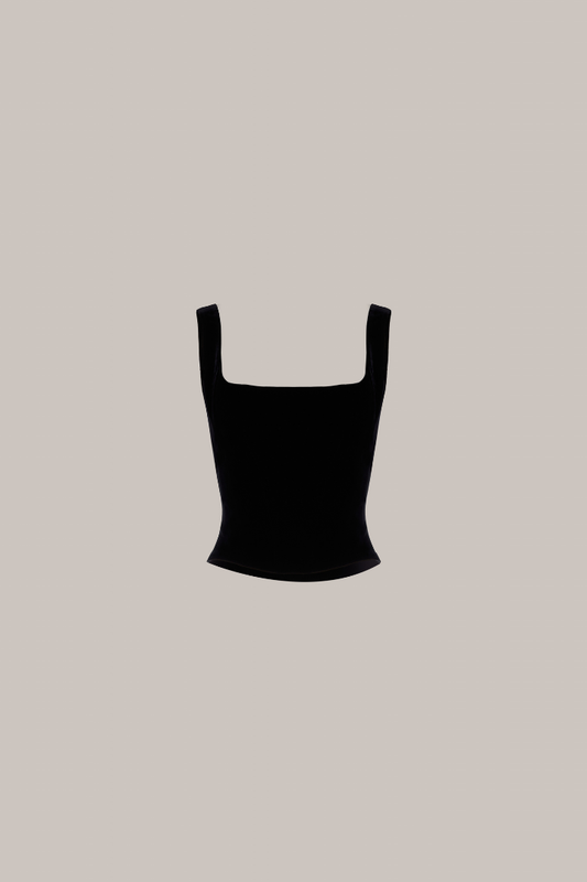 Her Strap Black Corset