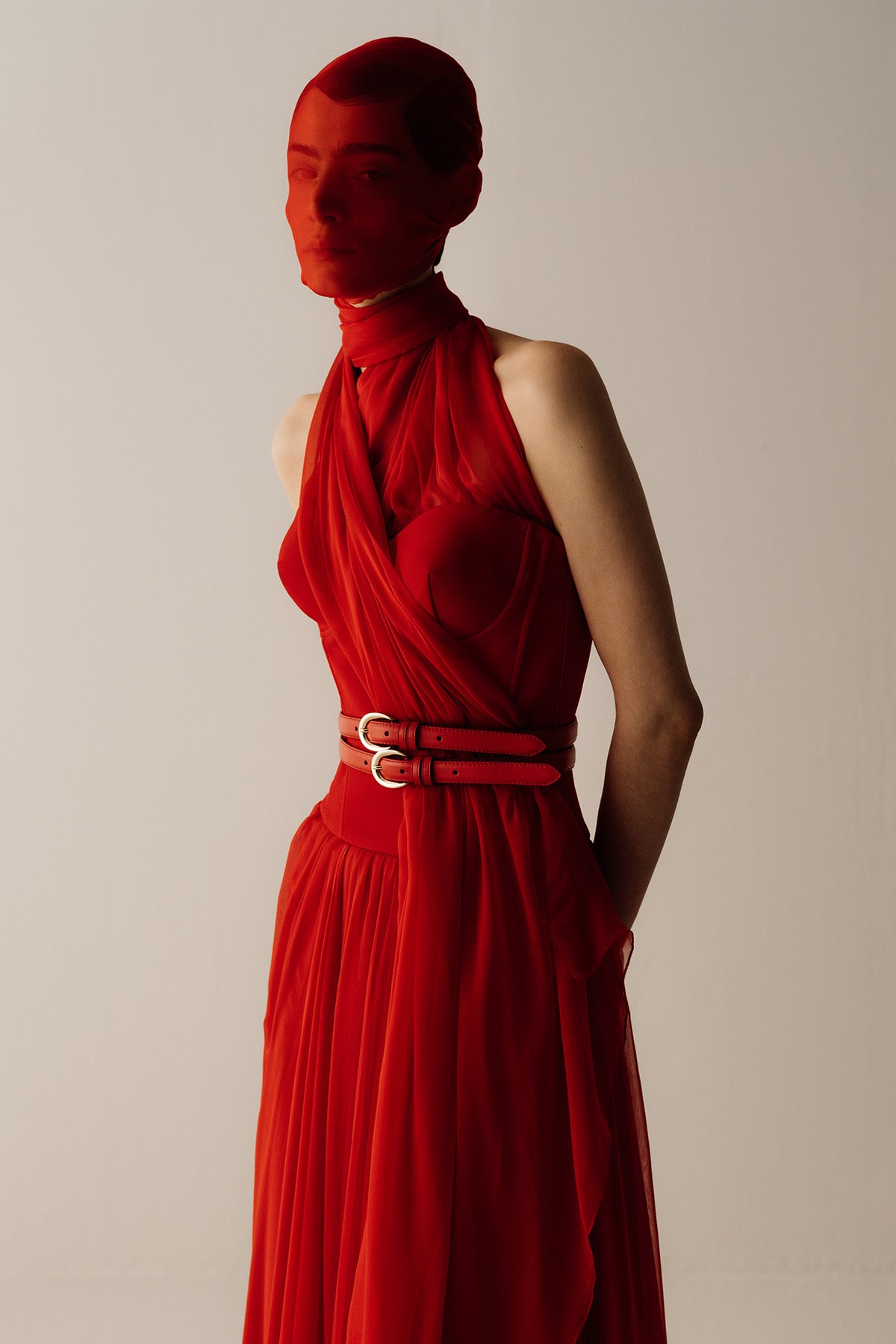 Her Red Twin Belt