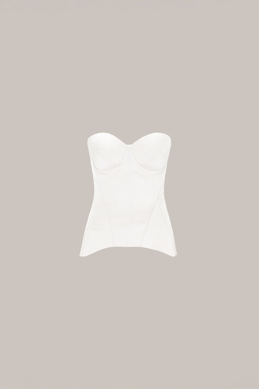 Her Corsage With Cups White