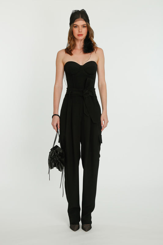 Her Riding Black Trousers