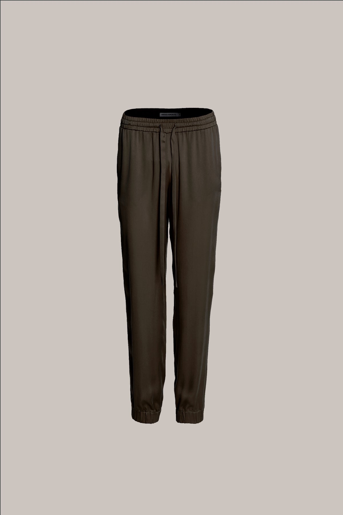 Her Silk Travel Brown Trousers