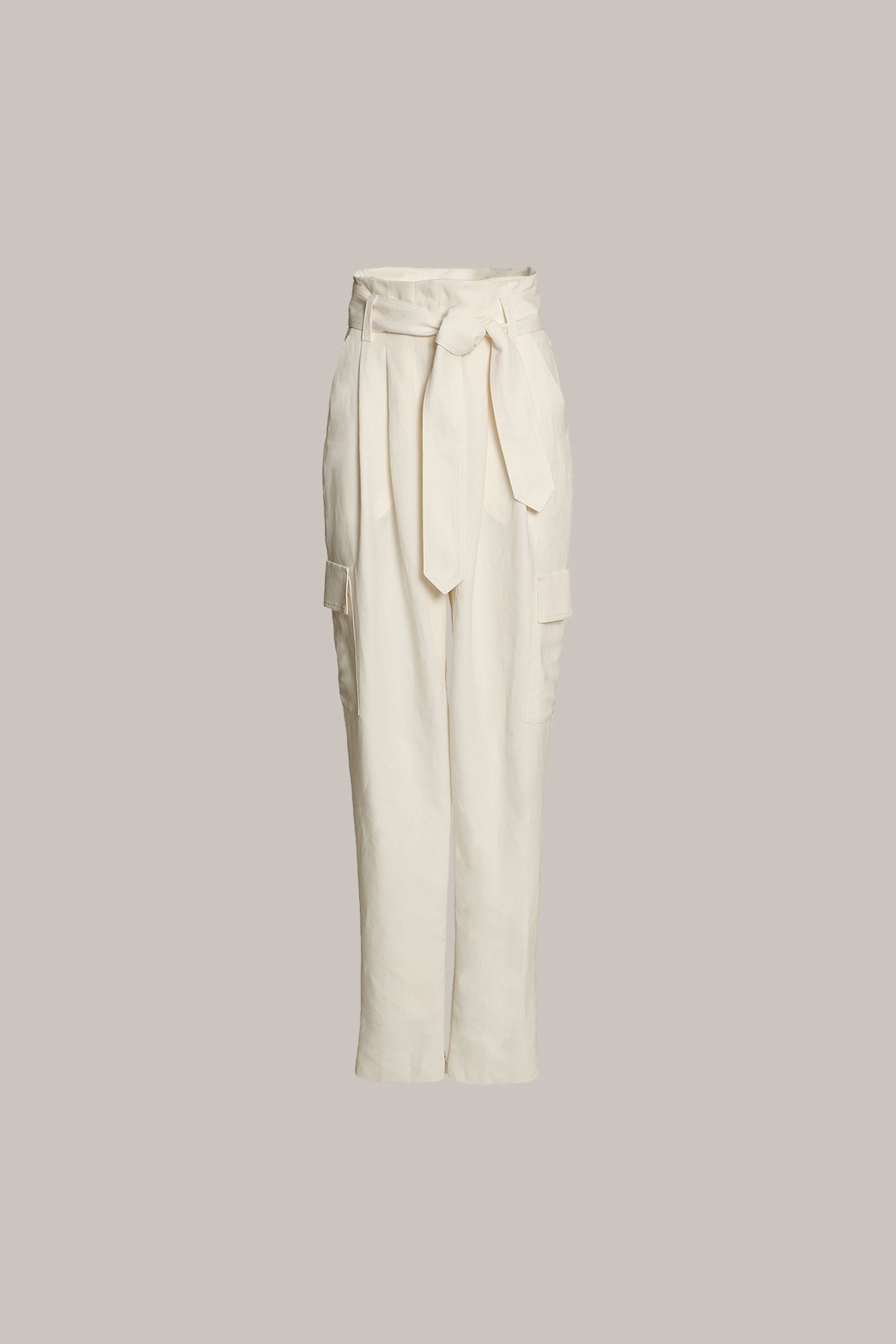 Her Riding Off White Trousers