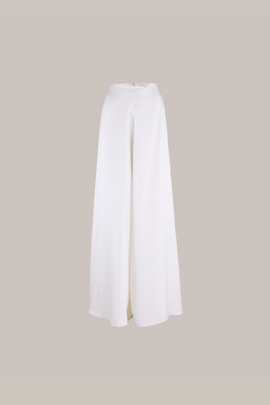 Her Wide Leg  Off white Trousers