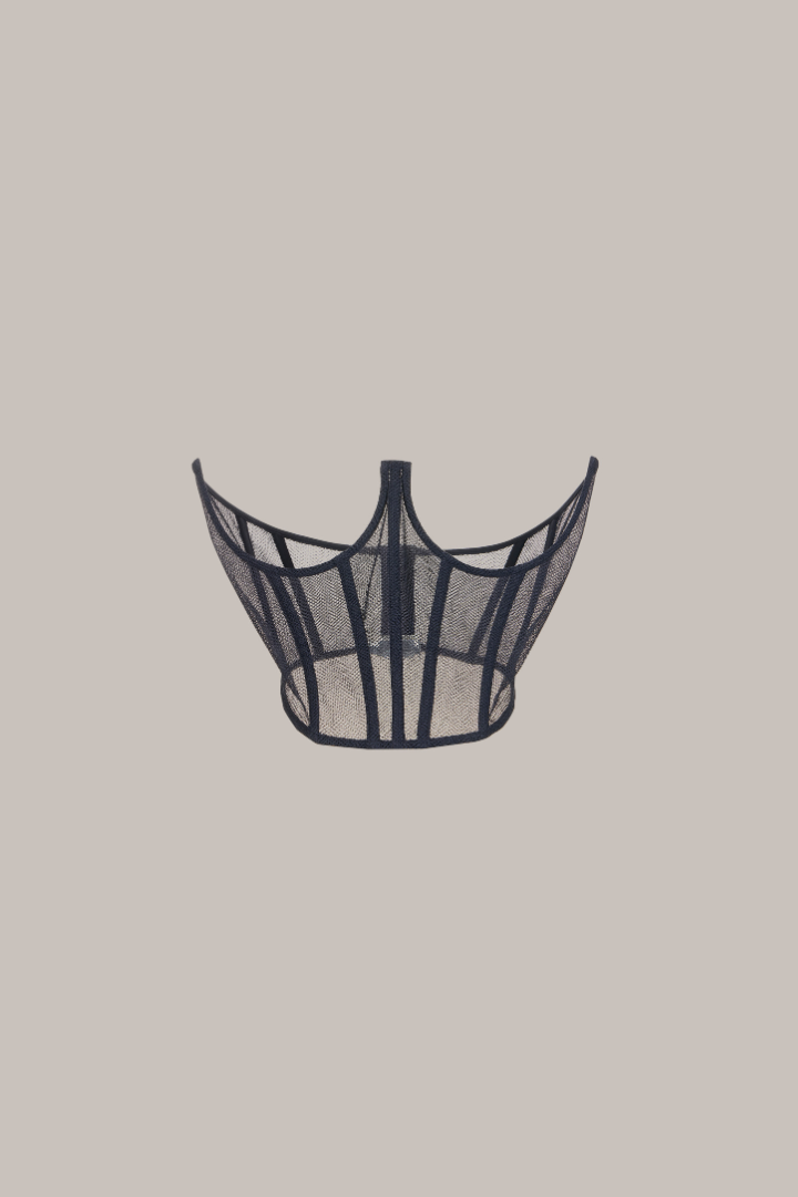 Her Tulle Under - Corset  Navy blue Accessory