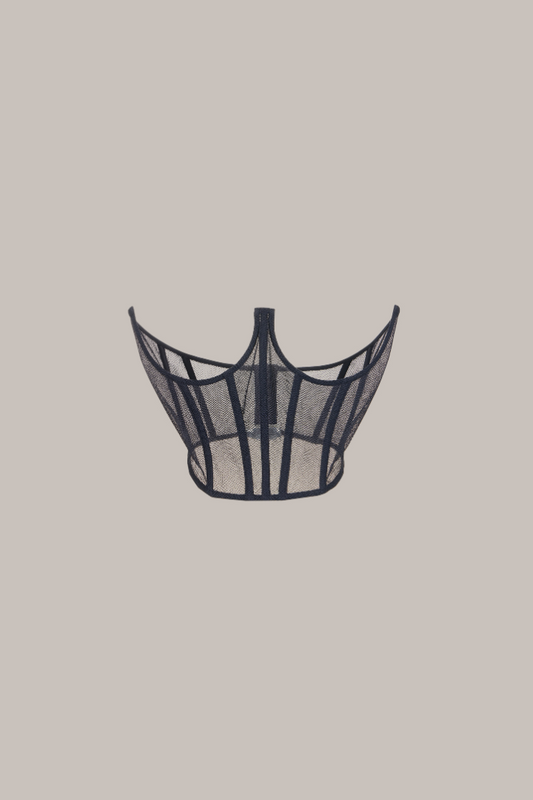 Her Tulle Under - Corset  Navy blue Accessory