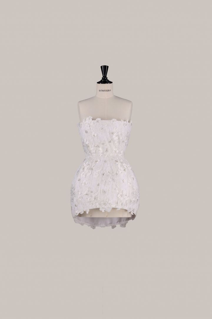 Her Embellished Blooming Corset Dress