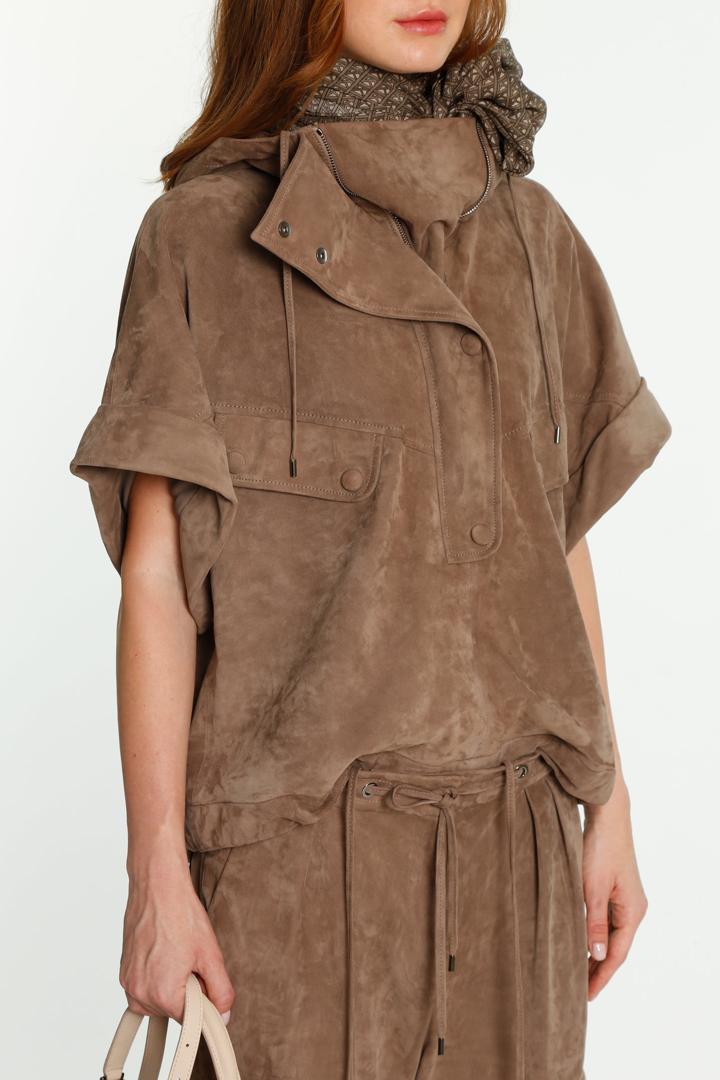 Milk Brown Suede Pull-Over