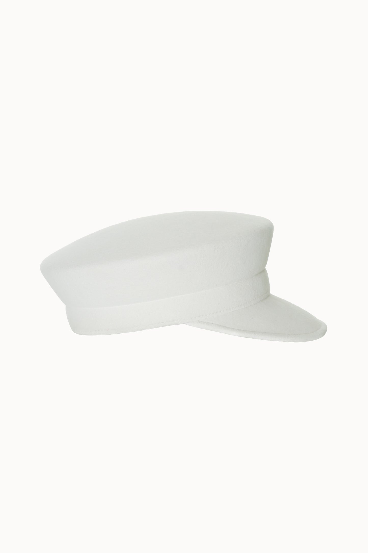 White Bibi Sailor Cap