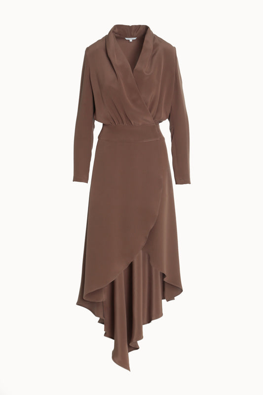 Asymmetric Wrap Dress