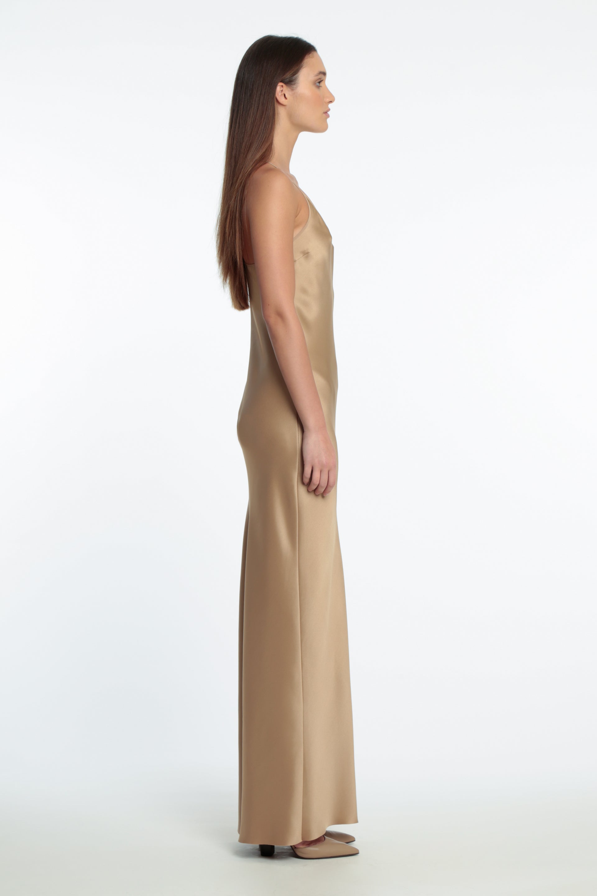 Silk cami 2024 maxi dress